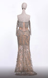 GLAM by MNM Couture S7155 strapless gown with structured design for timeless sophistication | Couture Shop LA