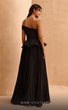 MNM Couture V07282 asymmetric one-shoulder gown with sequins and rhinestones. | Couture Shop LA