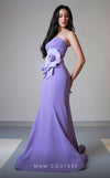 MNM Couture V07456 sleeveless mermaid gown with floral details. | Couture Shop LA