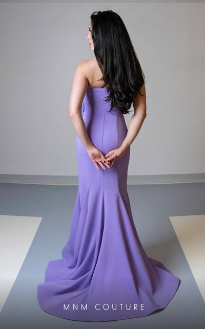 MNM Couture V07456 sleeveless mermaid gown with floral details. | Couture Shop LA