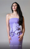 MNM Couture V07456 sleeveless mermaid gown with floral details. | Couture Shop LA