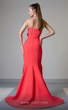 MNM Couture V07548 strapless sweetheart gown with rose accents. | Couture Shop LA