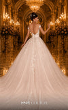 MNM Couture W2110 drop-shoulder princess gown with lace and bead embellishments. | Couture Shop LA