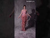 MNM Couture Style J03381: Feathered Column Gown with Sequined Top