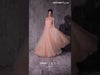 MNM Couture Style J03604: Strapless A-Line Organza Gown with Crystals