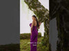 MNM Couture N0688: Pleated Bodice Column Gown with Center Slit