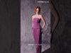 MNM Couture Style J03595: Beaded Column Gown with Olivia Corset Top