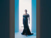 MNM Couture N0617 : Off-Shoulder Satin Gown with Drapes