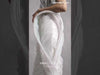 MNM Couture GOS2523 Cutout Side Knot Silver Lamé Lycra Dress