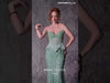 MNM Couture Style J03585: Lace and Beaded Trumpet Gown with Corset Top