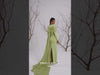 MNM Couture N0672: Halter Neck Column Gown with Asymmetric Cape
