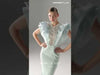 MNM Couture Style G2138: Cascading Pearl Illusion Mermaid Gown