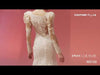 MNM Couture W2102: Diva Puffed-Sleeve Mermaid Dress