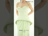 MNM Couture Style O07829: Luxurious Crepe and Lace A-Line Gown with Elegant Pearl Embellishments
