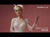 MNM Couture W2106: Breathtaking Sheer-Sleeved Princess Gown