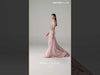 MNM Couture Style G2129: Knotted Sequin Lace & Crepe Gown