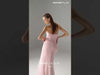 MNM Couture Style G2126: Frilled Tulle Corseted Crepe Gown