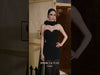 MNM Couture Style N0655 - Black Floral Cape Statement