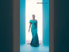 MNM Couture N0604 - Pleated Asymmetric Evening Gown