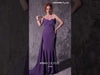 MNM Couture Style J03584: Strapless Mermaid Gown with Side Train
