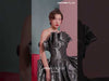 MNM Couture GOF2503: Draped Taffeta High-Low Dress